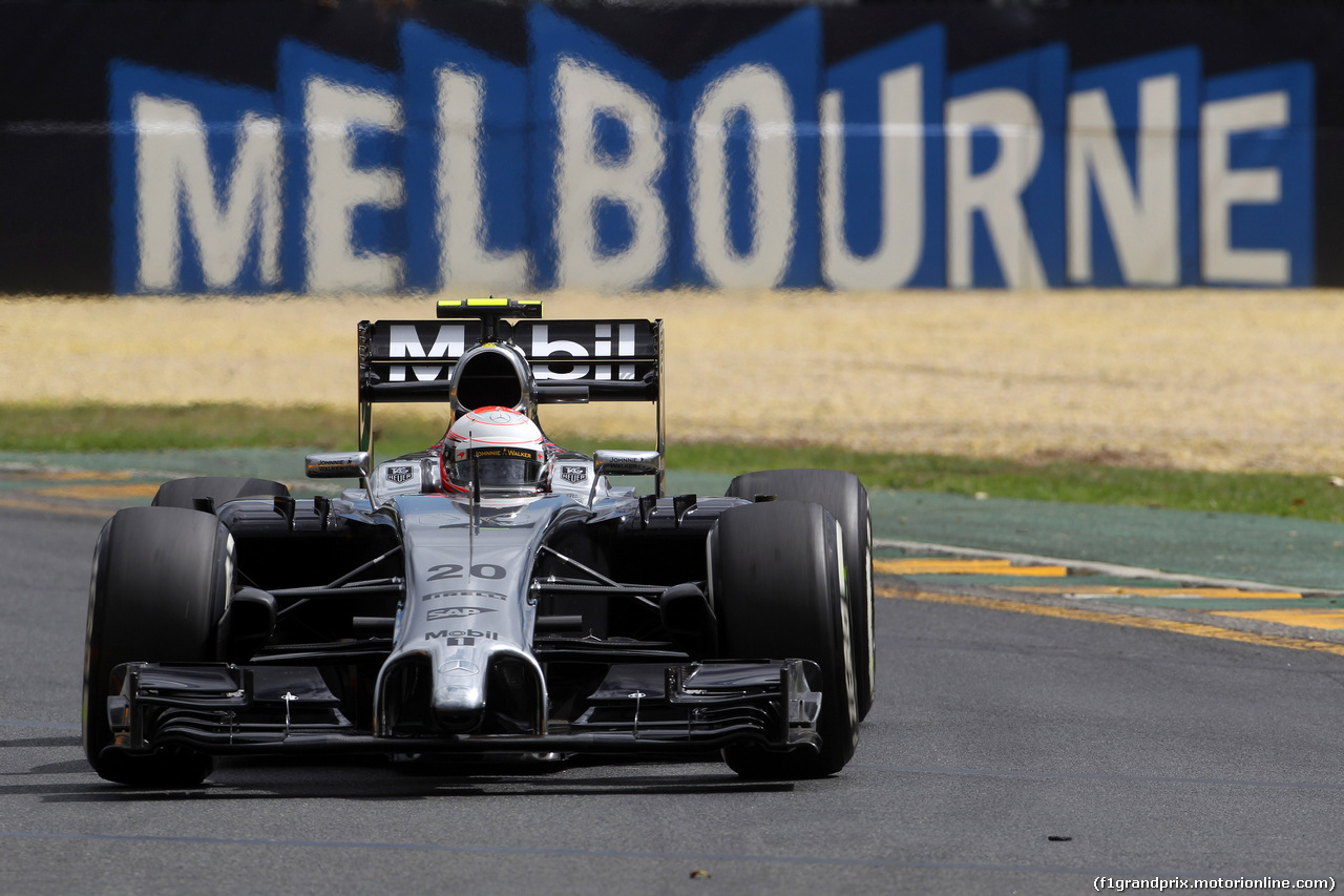 GP AUSTRALIA, 15.03.2014- Prove Libere 3, Kevin Magnussen (DEN) McLaren Mercedes MP4-29