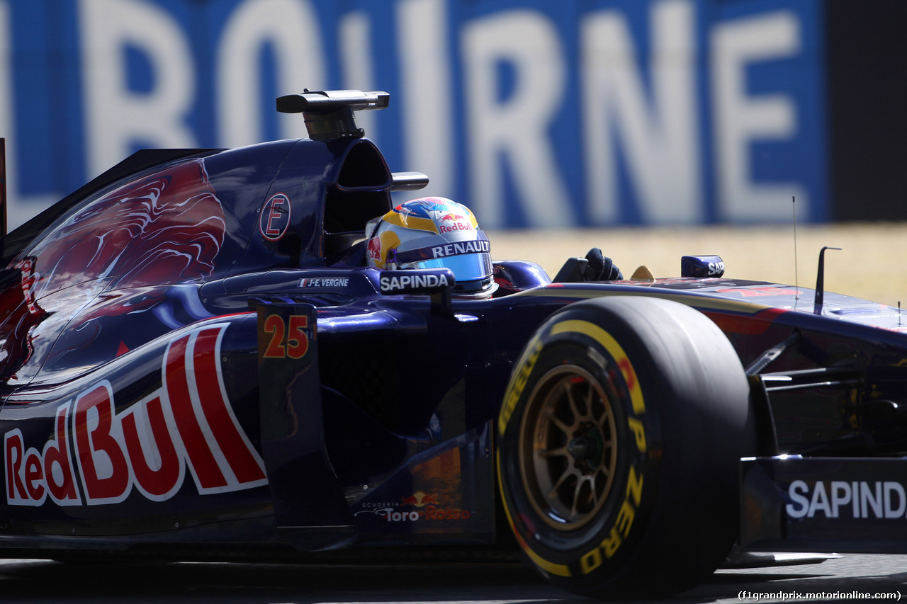 GP AUSTRALIA, 15.03.2014- Prove Libere 3, Jean-Eric Vergne (FRA) Scuderia Toro Rosso STR9