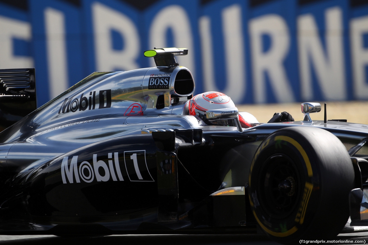 GP AUSTRALIA, 15.03.2014- Prove Libere 3, Kevin Magnussen (DEN) McLaren Mercedes MP4-29