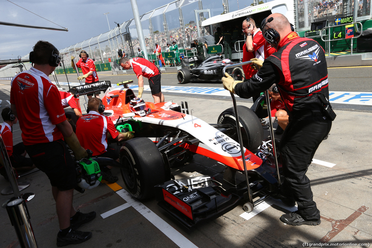 GP AUSTRALIA, 15.03.2014- Prove Libere 3, Max Chilton (GBR), Marussia F1 Team MR03