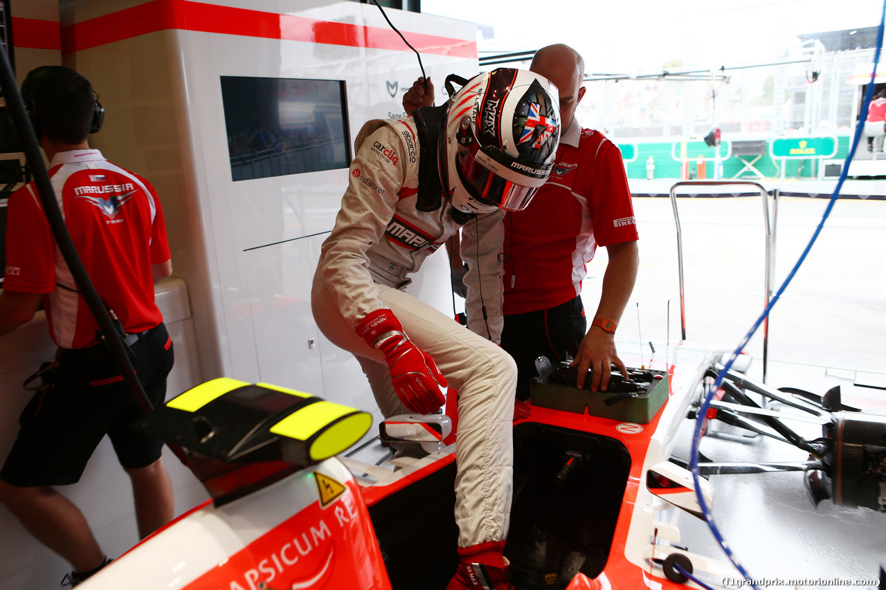 GP AUSTRALIA, 15.03.2014- Prove Libere 3, Max Chilton (GBR), Marussia F1 Team MR03