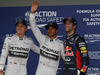 GP AUSTRALIA, 15.03.2014- Qualifiche, terzo Nico Rosberg (GER) Mercedes AMG F1 W05, Lewis Hamilton (GBR) Mercedes AMG F1 W05 pole position e secondo Daniel Ricciardo (AUS) Red Bull Racing RB10