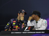 GP AUSTRALIA, 15.03.2014- Qualifiche, Conferenza Stampa,Daniel Ricciardo (AUS) Red Bull Racing RB10 e Lewis Hamilton (GBR) Mercedes AMG F1 W05