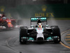 GP AUSTRALIA, 15.03.2014- Qualifiche, Lewis Hamilton (GBR) Mercedes AMG F1 W05 davanti a Fernando Alonso (ESP) Ferrari F14-T