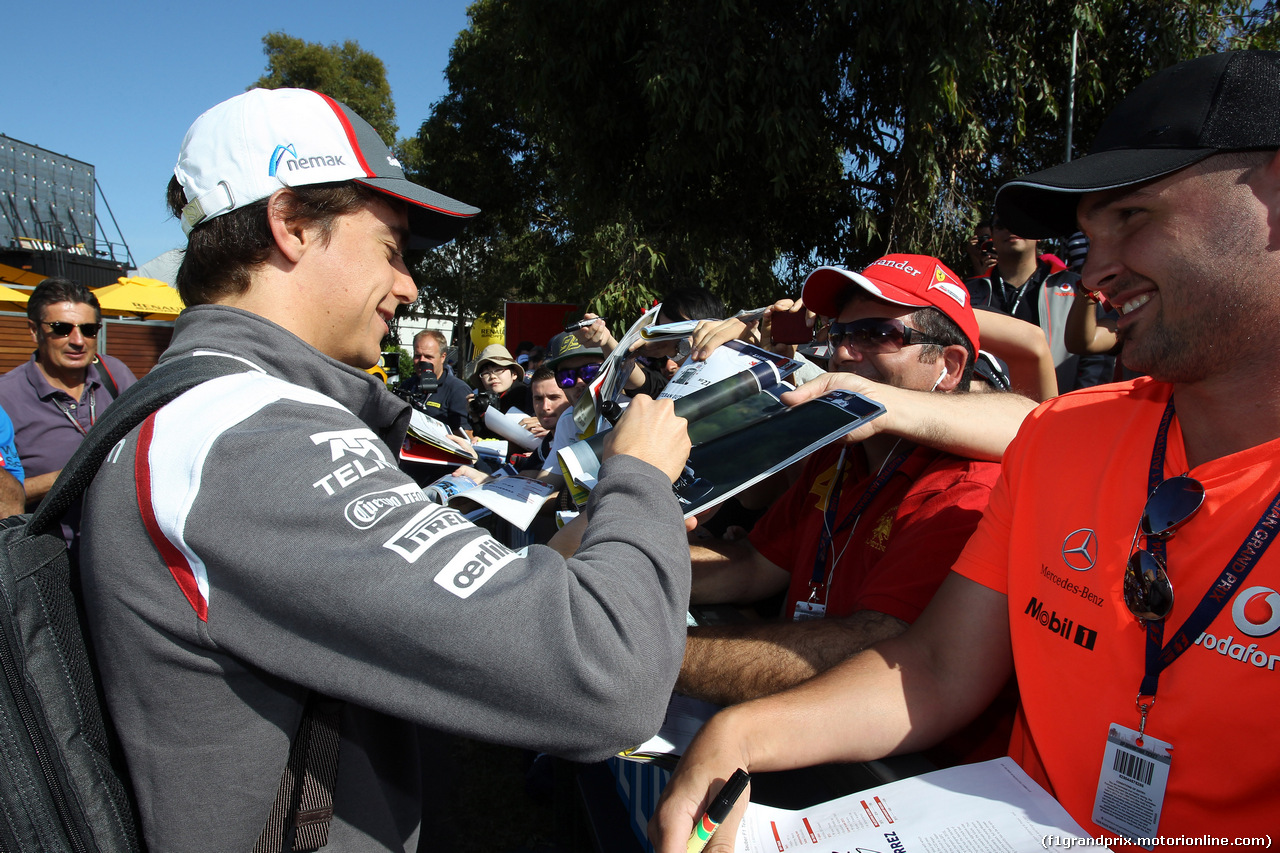 GP AUSTRALIA, 14.03.2014- Esteban Gutierrez (MEX), Sauber F1 Team C33
