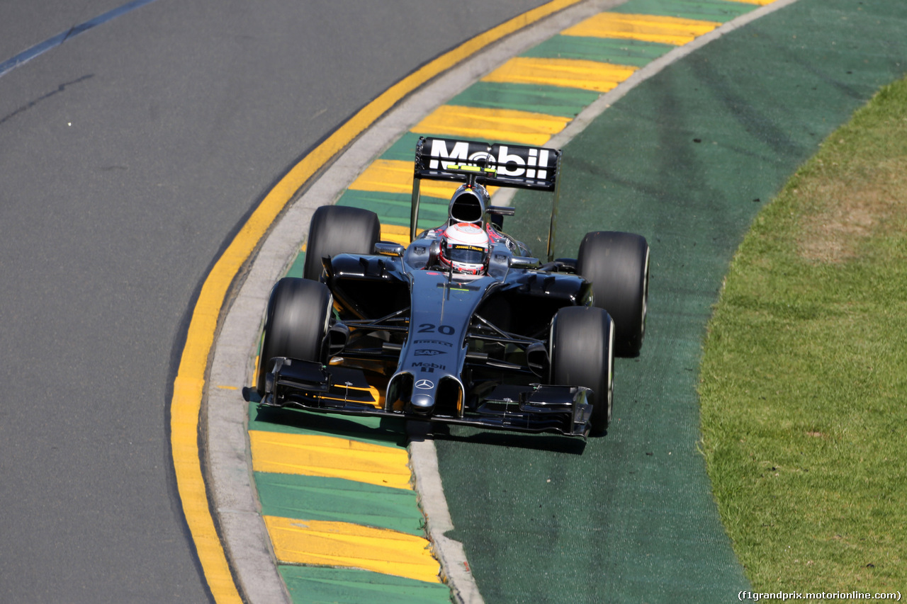 GP AUSTRALIA, 14.03.2014- Prove Libere 1, Kevin Magnussen (DEN) McLaren Mercedes MP4-29