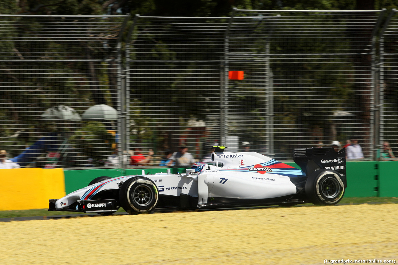 GP AUSTRALIA, 14.03.2014- Prove Libere 1, Valtteri Bottas (FIN) Williams F1 Team FW36