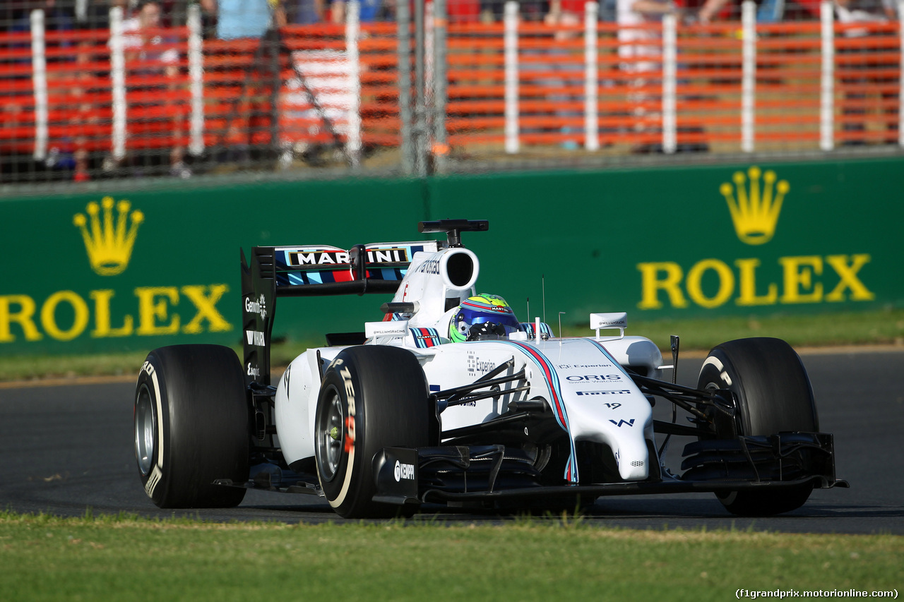 GP AUSTRALIA, 14.03.2014- Prove Libere 2, Felipe Massa (BRA) Williams F1 Team FW36