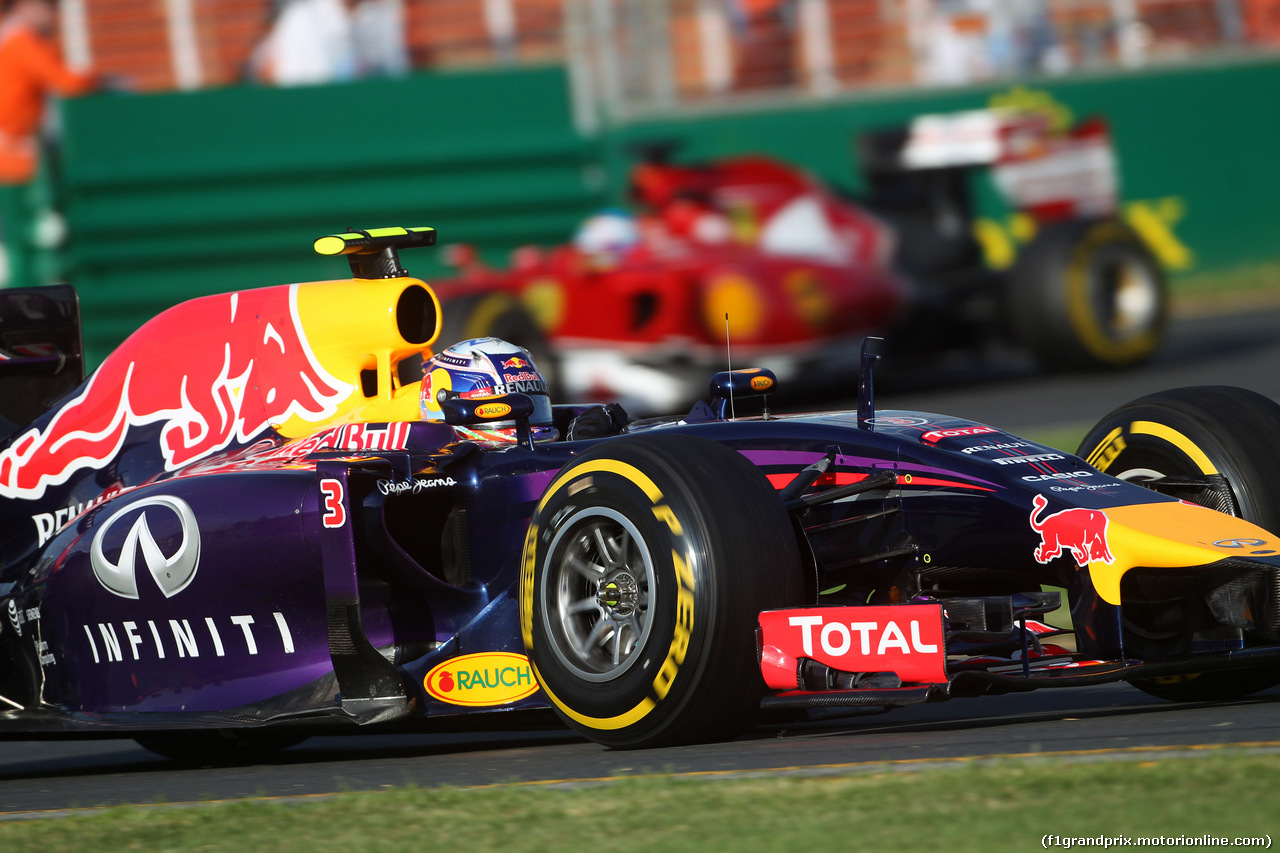 GP AUSTRALIA, 14.03.2014- Prove Libere 2, Daniel Ricciardo (AUS) Red Bull Racing RB10