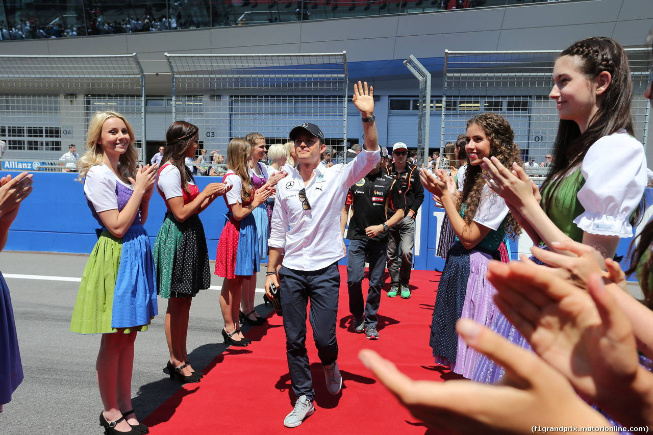 GP AUSTRIA, 22.06.2014- Nico Rosberg (GER) Mercedes AMG F1 W05