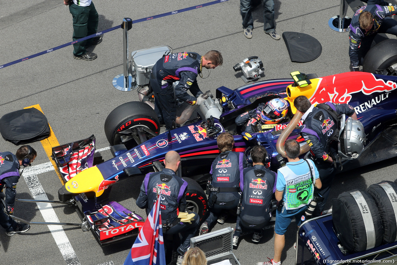 GP AUSTRIA, 22.06.2014- Gara, Daniel Ricciardo (AUS) Red Bull Racing RB10