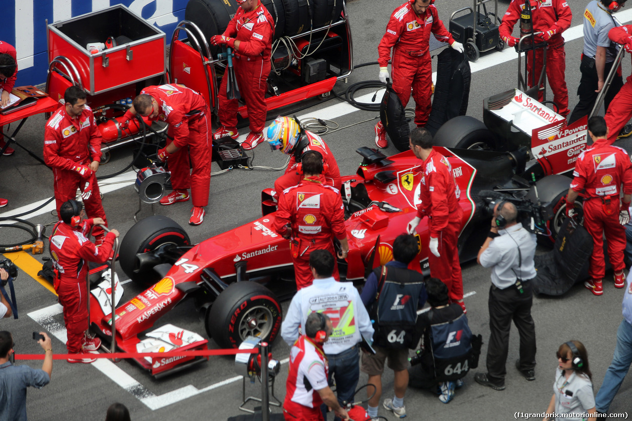 GP AUSTRIA, 22.06.2014- Gara, Fernando Alonso (ESP) Ferrari F14-T