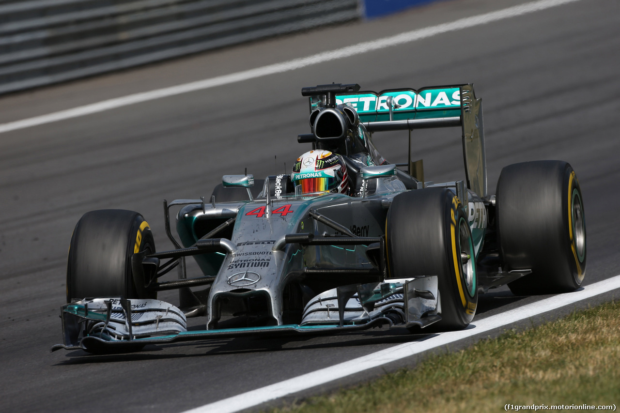 GP AUSTRIA, 22.06.2014- Gara, Lewis Hamilton (GBR) Mercedes AMG F1 W05