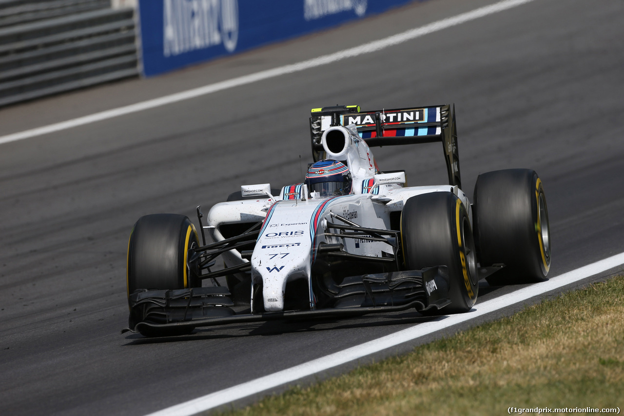 GP AUSTRIA, 22.06.2014- Gara, Valtteri Bottas (FIN) Williams F1 Team FW36