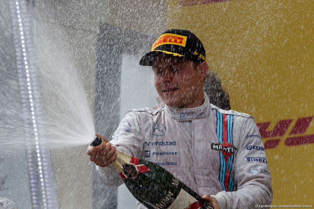 GP AUSTRIA, 22.06.2014- Gara, terzo Valtteri Bottas (FIN) Williams F1 Team FW36