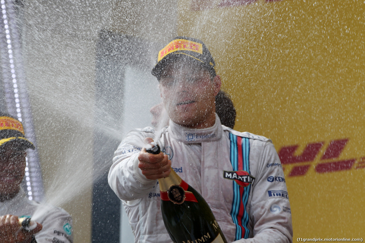 GP AUSTRIA, 22.06.2014- Gara, terzo Valtteri Bottas (FIN) Williams F1 Team FW36