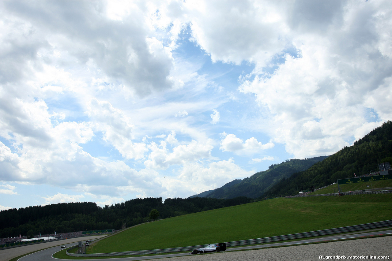 GP AUSTRIA, 22.06.2014- Gara, Felipe Massa (BRA) Williams F1 Team FW36