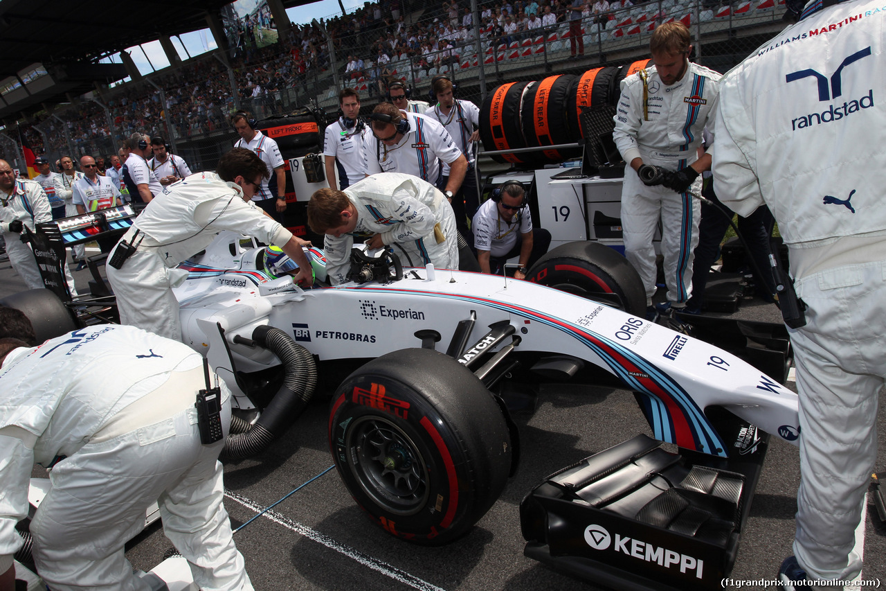 GP AUSTRIA, 22.06.2014- Gara, Felipe Massa (BRA) Williams F1 Team FW36