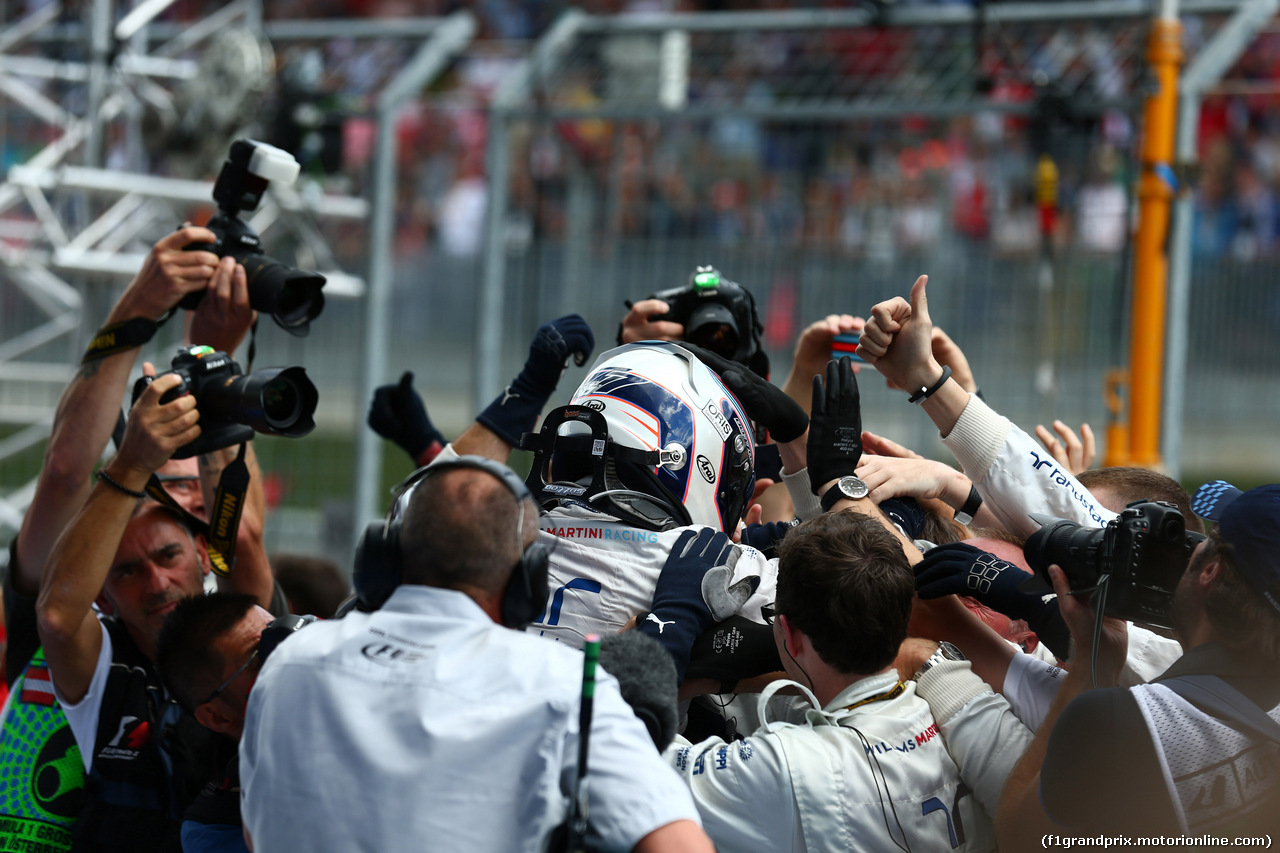 GP AUSTRIA, 22.06.2014- Gara, terzo Valtteri Bottas (FIN) Williams F1 Team FW36