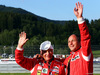 GP AUSTRIA, (L to R): Niki Lauda (AUT) Mercedes Non-Executive Chairman with Gerhard Berger (AUT).