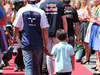 GP AUSTRIA, 22.06.2014- Felipe Massa (BRA) Williams F1 Team FW36 e his son Felipinho
