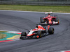 GP AUSTRIA, 22.06.2014- Gara, Jules Bianchi (FRA) Marussia F1 Team MR03 e Kimi Raikkonen (FIN) Ferrari F14-T
