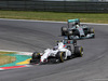 GP AUSTRIA, 22.06.2014- Gara, Valtteri Bottas (FIN) Williams F1 Team FW36 davanti a Lewis Hamilton (GBR) Mercedes AMG F1 W05