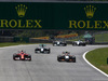 GP AUSTRIA, 22.06.2014- Gara, Kimi Raikkonen (FIN) Ferrari F14-T e Sergio Perez (MEX) Sahara Force India F1 VJM07
