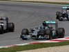 GP AUSTRIA, 22.06.2014- Gara, Nico Rosberg (GER) Mercedes AMG F1 W05 pass Valtteri Bottas (FIN) Williams F1 Team FW36