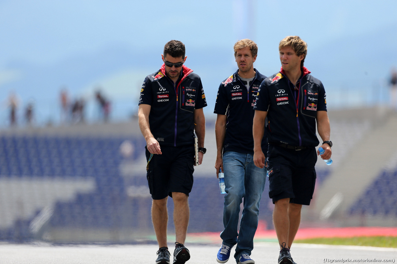 GP AUSTRIA, 19.06.2014- Sebastian Vettel (GER) Red Bull Racing RB10