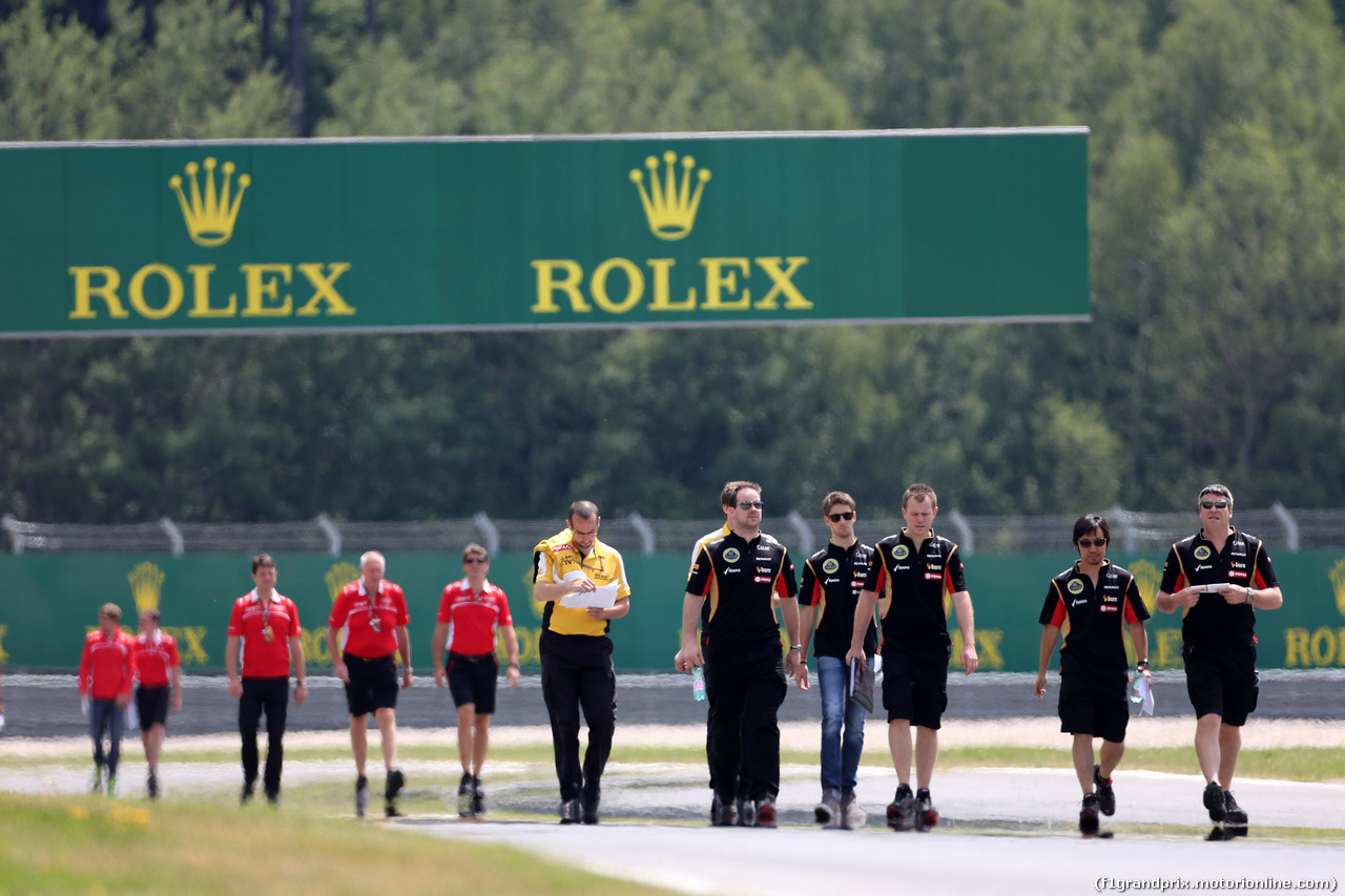 GP AUSTRIA, 19.06.2014- Romain Grosjean (FRA) Lotus F1 Team E22