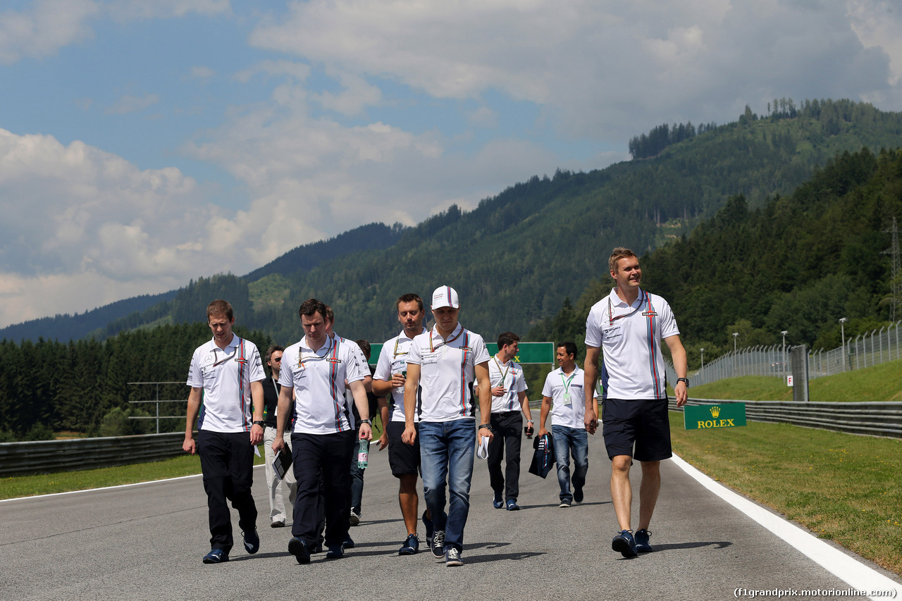 GP AUSTRIA, 19.06.2014- Valtteri Bottas (FIN) Williams F1 Team FW36