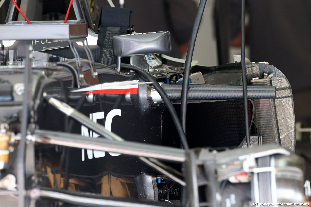 GP AUSTRIA, 19.06.2014- Sauber F1 Team C33, detail