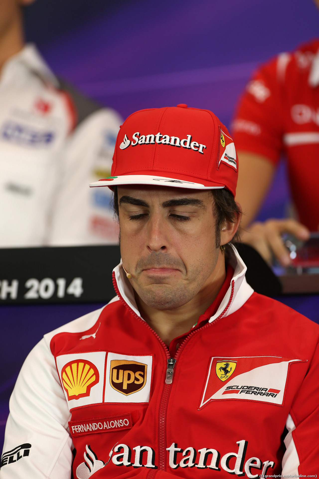 GP AUSTRIA, 19.06.2014- Conferenza Stampa, Fernando Alonso (ESP) Ferrari F14-T