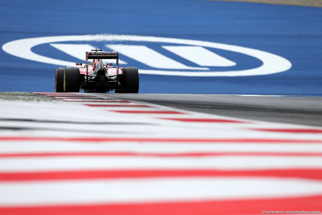 GP AUSTRIA, 21.06.2014- Prove Libere 3, Fernando Alonso (ESP) Ferrari F14-T