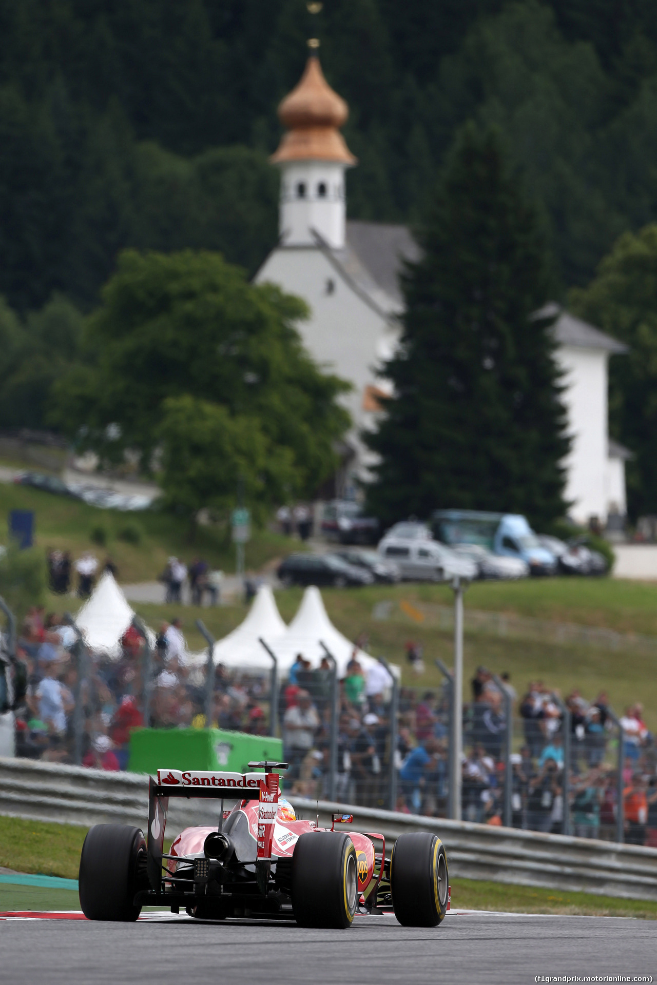 GP AUSTRIA, 21.06.2014- Prove Libere 3, Fernando Alonso (ESP) Ferrari F14-T