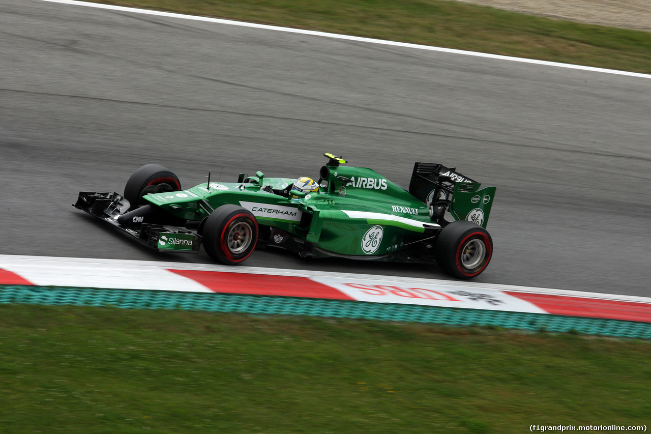 GP AUSTRIA, 21.06.2014- Prove Libere 3, Marcus Ericsson (SUE) Caterham F1 Team CT-04