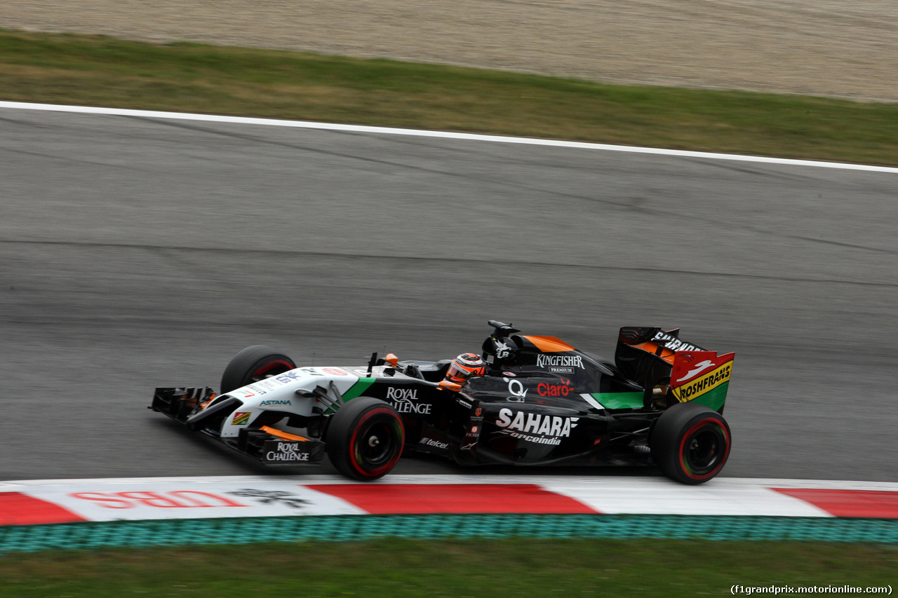 GP AUSTRIA, 21.06.2014- Prove Libere 3, Nico Hulkenberg (GER) Sahara Force India F1 VJM07