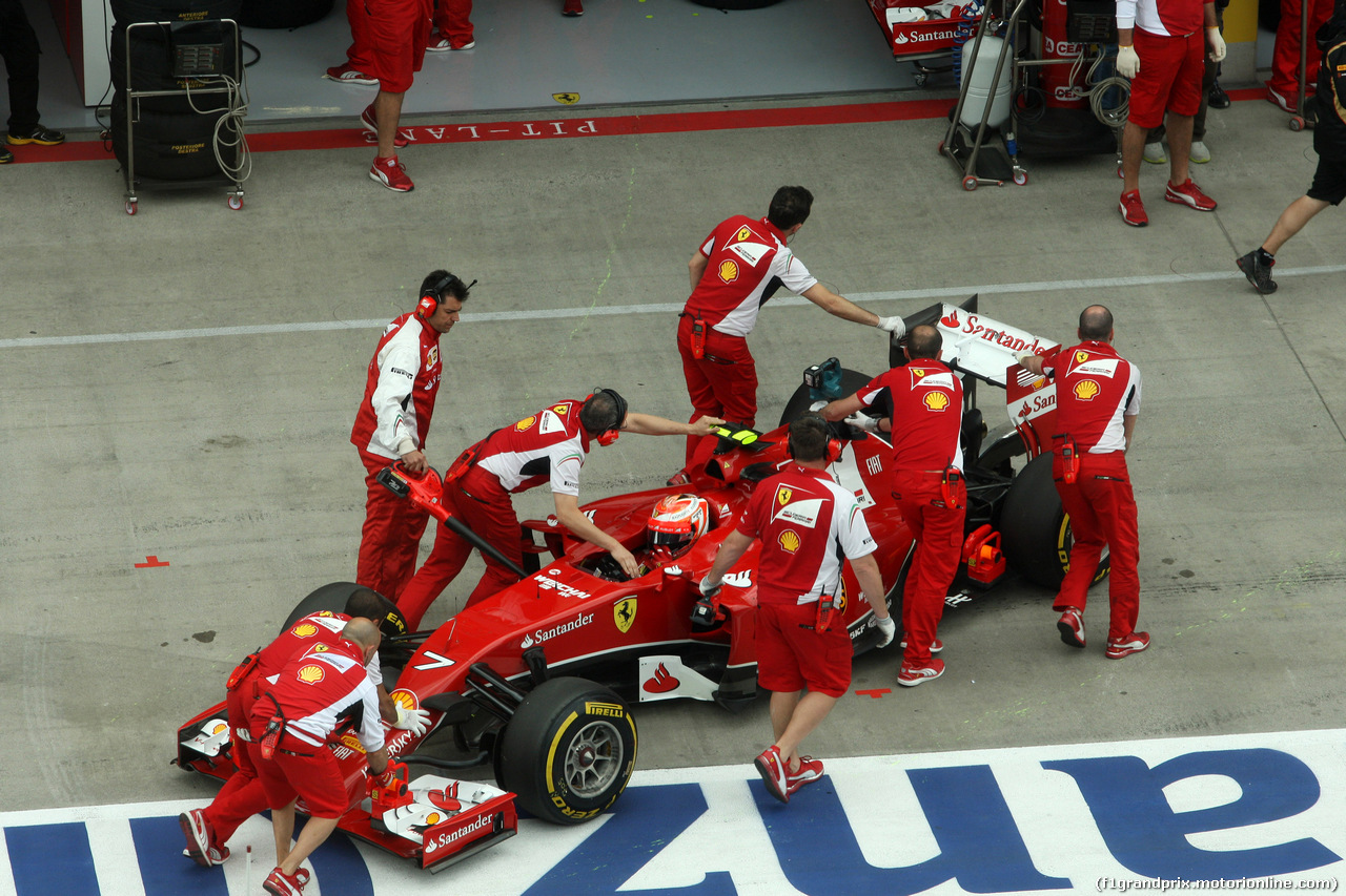 GP AUSTRIA, 21.06.2014- Qualifiche, Kimi Raikkonen (FIN) Ferrari F14-T