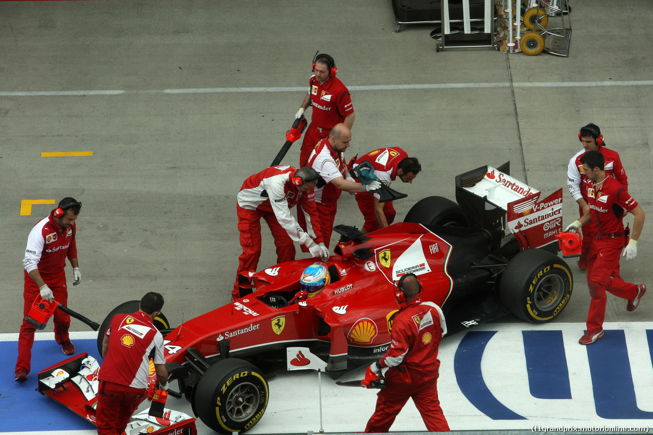 GP AUSTRIA, 21.06.2014- Qualifiche, Fernando Alonso (ESP) Ferrari F14-T
