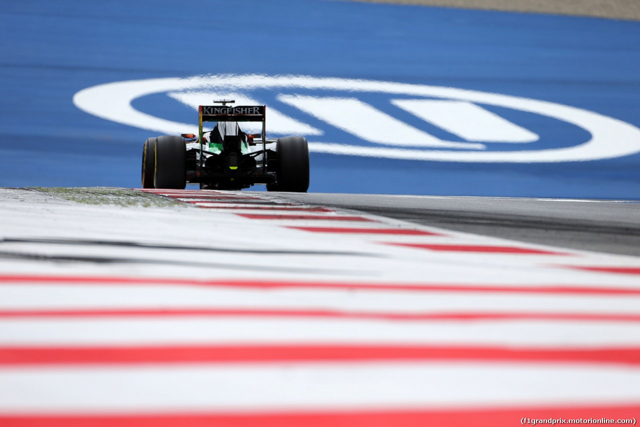 GP AUSTRIA, 21.06.2014- Prove Libere 3, Nico Hulkenberg (GER) Sahara Force India F1 VJM07
