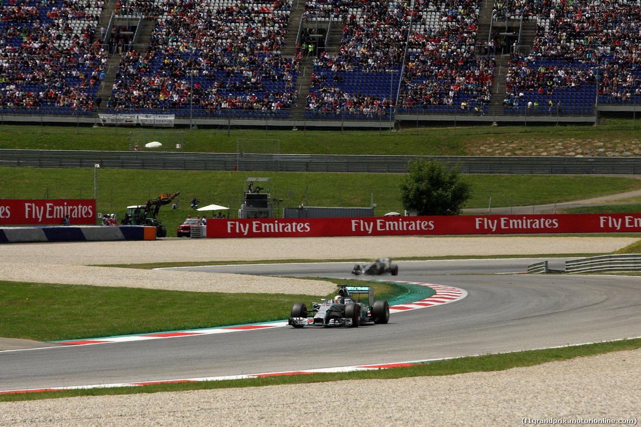 GP AUSTRIA, 21.06.2014- Prove Libere 3, Lewis Hamilton (GBR) Mercedes AMG F1 W05