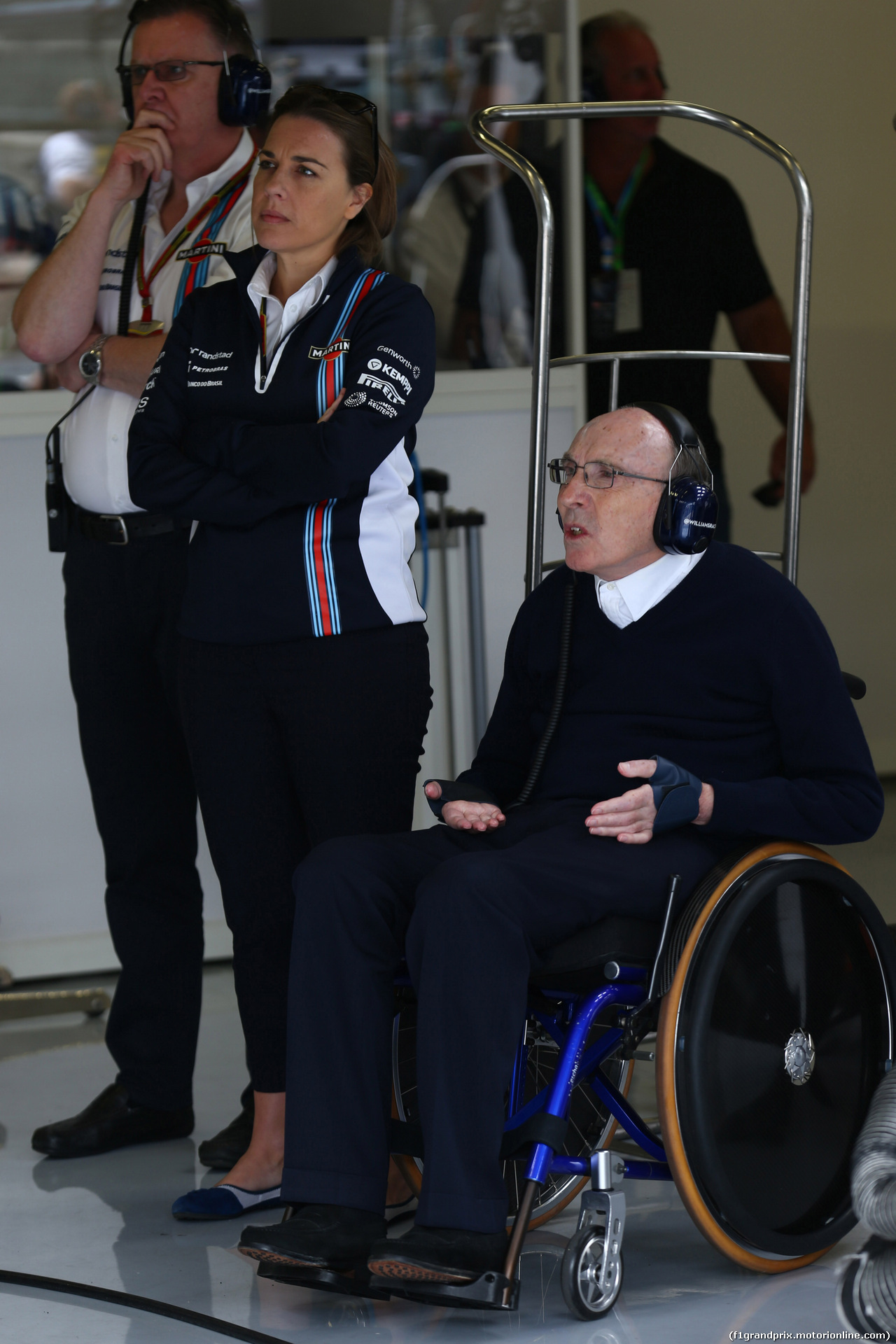 GP AUSTRIA, 21.06.2014- Prove Libere 3, Claire Williams (GBR) Williams Deputy Team Principal. e Sir Frank Williams(gbr),Team Principal Williams F1 Team