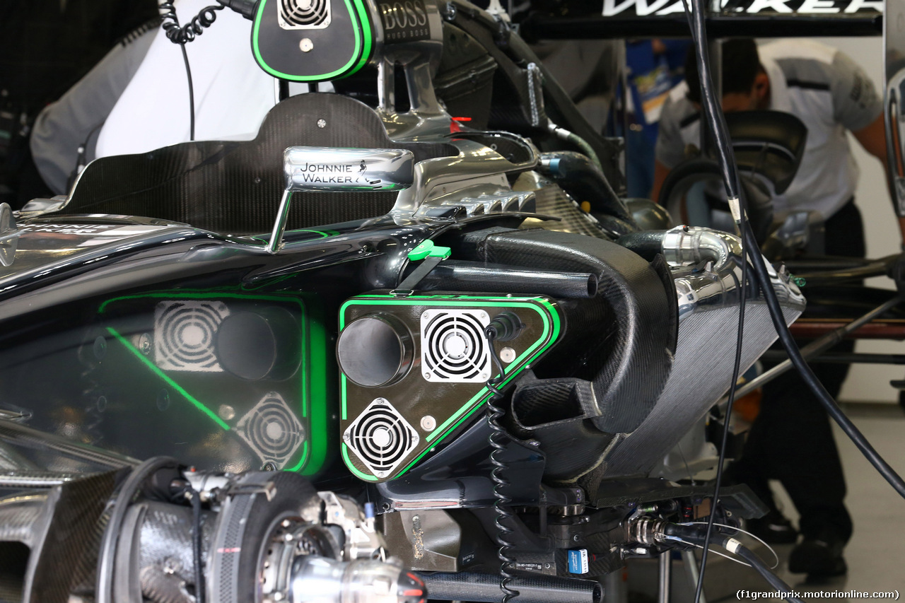 GP AUSTRIA, 21.06.2014- Prove Libere 3, McLaren Mercedes MP4-29, detail