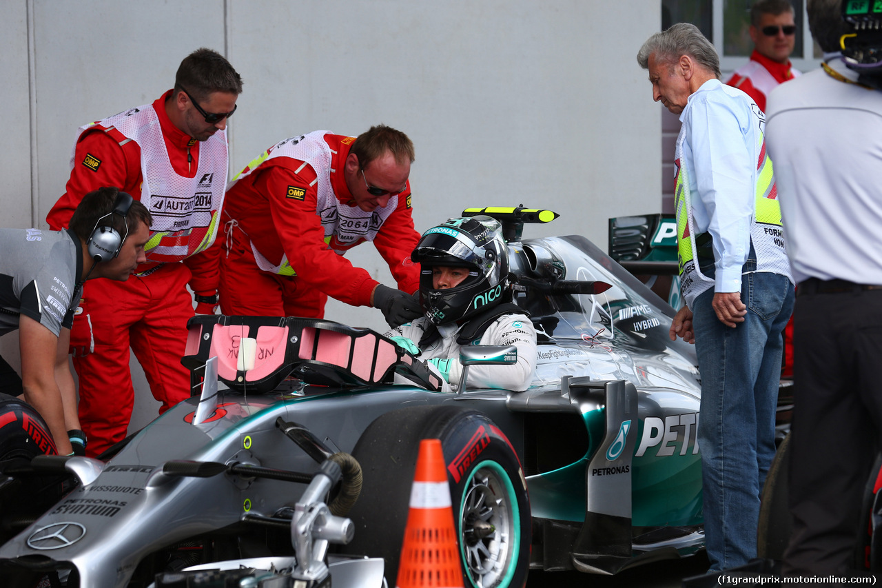 GP AUSTRIA, 21.06.2014- Qualifiche, Nico Rosberg (GER) Mercedes AMG F1 W05