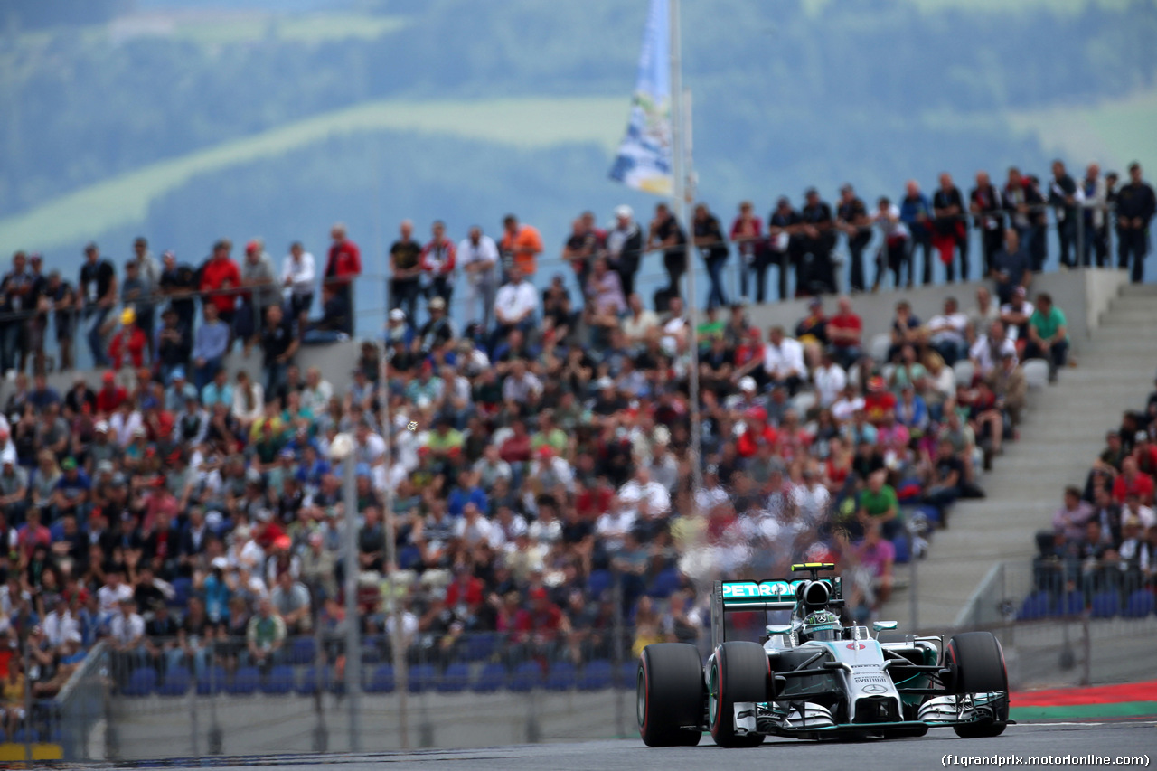 GP AUSTRIA, 21.06.2014- Qualifiche, Nico Rosberg (GER) Mercedes AMG F1 W05