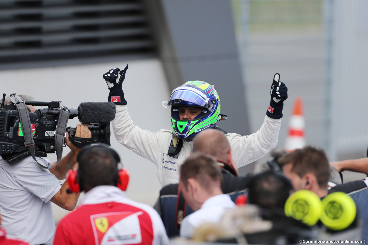 GP AUSTRIA, 21.06.2014- Qualifiche, Felipe Massa (BRA) Williams F1 Team FW36 pole position