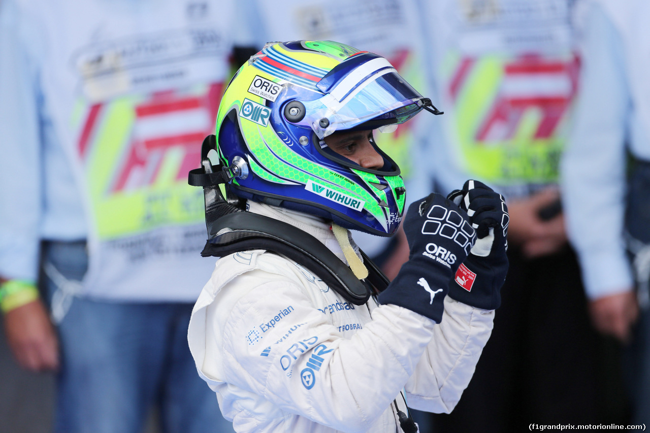 GP AUSTRIA, 21.06.2014- Qualifiche, Felipe Massa (BRA) Williams F1 Team FW36 pole position