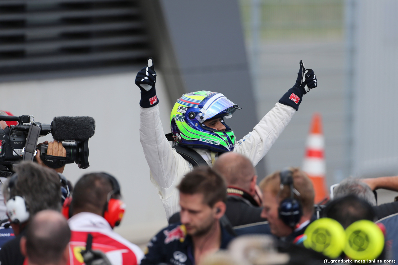 GP AUSTRIA, 21.06.2014- Qualifiche, Felipe Massa (BRA) Williams F1 Team FW36 pole position