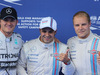 GP AUSTRIA, 21.06.2014- Qualifiche, terzo Nico Rosberg (GER) Mercedes AMG F1 W05, Felipe Massa (BRA) Williams F1 Team FW36 pole position e secondo Valtteri Bottas (FIN) Williams F1 Team FW36